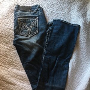 Slim boot jeans, 3/4 LONG